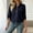 Navy plus size blazer jacket for women a1, variant on thefmos Women Plus Size Fall Winter Long Sleeve Zip Up Blazer Jackets Collared Casual Basic Tops Work Office Outerwear Trendy Coats, Pink 2XL