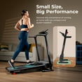 thumbnail image 4 of Sunny Health & Fitness Easy Assembly Foldable Treadmill w Free SunnyFit® App Membership - SF-T7610SMART, 4 of 8