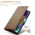 thumbnail image 4 of CaseMe Leather For Samsung Galaxy A51 4G/M40S Wallet Case with RFID Blocking, For Samsung Galaxy A51 4G/M40S Case Wallet for Women Men Card Holder Magnetic Clasp Kickstand Folio Case,Brown, 4 of 11