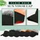 thumbnail image 4 of Peluca de cabello humano Prolriy con visera ajustable y peluca, gorra de béisbol de moda para hombres y mujeres, visera para el cabello, sombreros de peluca para hombres, café, 4 of 4