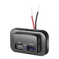 thumbnail image 1 of USB+PD Car Charger Socket 12V/24V USB Charging Splitter Outlet -Adapter for -Truck ATV Boat Car RV, 1 of 10