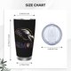 thumbnail image 4 of Taza térmica duradera de acero inoxidable 304 con temática del equipo de fútbol de los Ravens con tapa y pajita Taza térmica de acero inoxidable de 20 oz Taza para automóvil Adecuada para bebidas, 4 of 8