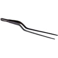 thumbnail image 3 of O'Creme 8 Inch Black Stainless Steel Precision Kitchen Culinary Offset Tweezer Tongs, 3 of 6