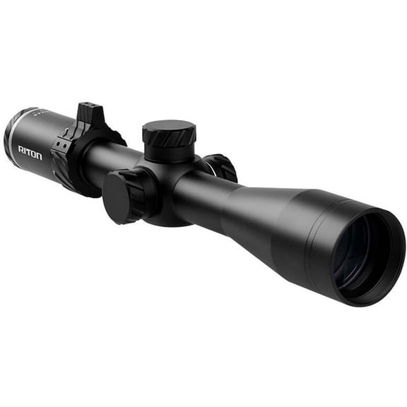 Riton Optics 3 Primal 4-16x44mm Rifle Scope, 30mm Tube, Second Focal Plane, DHR, MOA, Black