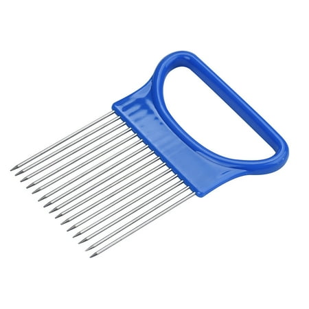 

Qeieuw Cooking Utensils Clearance| Tomato Onion Vegetables Slicer Cutting Aid Holder Guide Slicing Cutter Safe Fork 1 Onion Plug