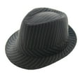 thumbnail image 1 of Sombrero de verano retro a rayas para hombre y mujer, con circunferencia de 56-58 cm, para exteriores, protector solar, estilo jazz, 1 of 5