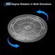 thumbnail image 3 of Uxcell 2 Pack Acrylic Lazy Susan Turntable, Organizador de bandeja de 8 pulgadas, bandeja giratoria de 360 grados para estante de especias y decoración de cocina, 3 of 7