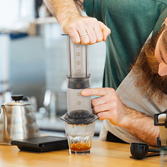 Extraction Time Coffee Maker Kit, No Grounds Left Coffee Pot, For Home Travel