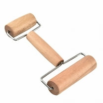 ACDANC Dual Ended Wooden Rolling Pin Flour Pastry Dough Roller Kitchen Baking Tool