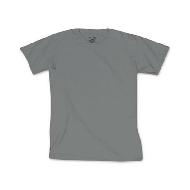 Dyenomite 450PG T-shirt 100% Coton Teint en Fil d'Anneaux pour Femme&44; Ardoise - 2XL