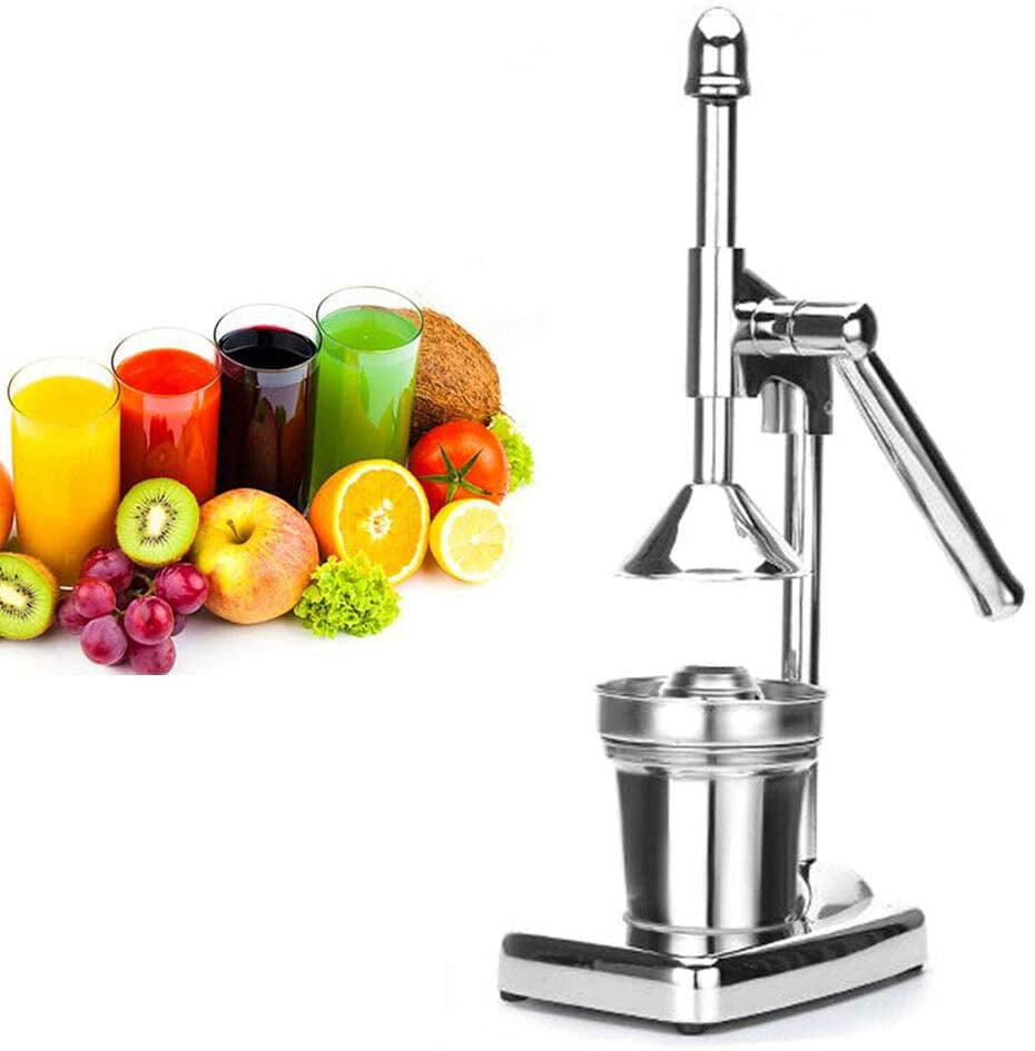 Manual Juicer Hand Juice Press Squeezer Fruit Juicer Extractor Stainless Steel & 