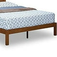 thumbnail image 4 of Full Size Anti Skid Wooden Bed Frame with Headboard, Natural Brown- Saltoro Sherpi, 4 of 5