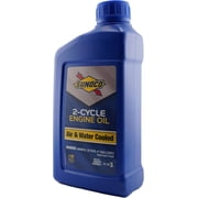 SUNOCO 721005 2-Cycle Engine Oil – 1 Quart – TC-W3 Certified – Air & Water Cooled – (Pack of 2)