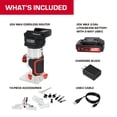 thumbnail image 3 of Hyper Tough 20V Brushless Cordless Router with 1.5Ah Battery, 3 of 15