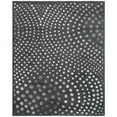 thumbnail image 4 of SAFAVIEH Soho Andrew Polka Dots Wool Area Rug, Dark Grey, 8'3" x 11', 4 of 5