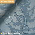 thumbnail image 4 of Misty Forest Shower Curtains Nature Linen Fabric Shower Curtain Set Ombre Blue Grey Fantasy Fog Magic Mountain Shower Curtains for Bathroom Decorative Bath Curtain, 72x72, 4 of 6