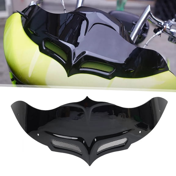 NS Windscreen Fairing Wave Windshield Windshields 1 Pc for Touring Road Glide Models 2015-23 ABS Front