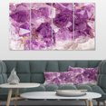 thumbnail image 1 of Macro Améthyste Violette - Impression d'Art Mural Abstrait sur Toile, 1 of 3