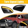 thumbnail image 2 of Rear View Mirror Light for Dodge 1500 2009-2018 68064948AA Turn Signal Amber Light 2pcs, 2 of 6