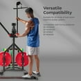 thumbnail image 6 of Sunny Health & Fitness Rotating Straight Bar Cable Attachment for Triceps Pull Down, Bicep Curls, Upright Rows, Seated Rows, Resistance Training - SF-XFA012, 6 of 7