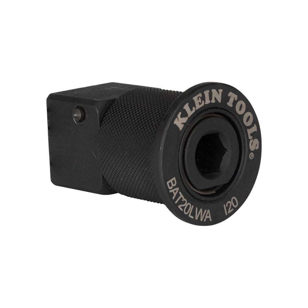 Klein Tools BAT20LWA 90-Degree Impact Wrench 7/16 in. Adapter