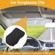 thumbnail image 2 of Clip para gafas de sol en el coche Unique Bargains, soporte universal para gafas de sol en el parasol del coche, cuero PU negro 8.5x6cm 1 Pcs, 2 of 7