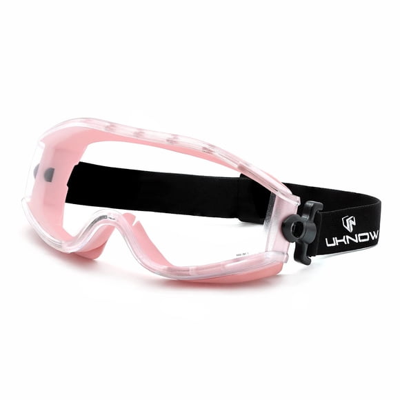 Gafas de seguridad UKNOW antivaho con lentes transparentes sobre gafas