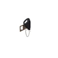 thumbnail image 3 of Protégé Portable Travel Safety Door Lock with Steel Plate and Travel Pouch, Black Design, 3 of 10