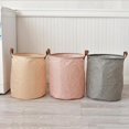 thumbnail image 3 of Organizador del hogar Baoblaze compartimiento de almacenamiento cesto plegable Rosado, 3 of 8