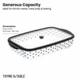 thumbnail image 4 of Thyme & Table 9"x15" Glass Baking Dish with Lid - Penny Tile, 4 of 11