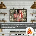 thumbnail image 4 of Xoenoiee Deer Camo American Flag Print Stove Top Covers for Electric Stove, Heat-Resistant Glass Stove Top Cover Protector 20" x 29" Induction Cooktop Protector Range Ceramic Stove Top Covers Mat, 4 of 7