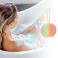 thumbnail image 2 of Unique Bargains 1 Pc Bath Shower Loofah Sponge Body Puffs for Bathroom 3.74"x4.33" Assorted Color, 2 of 6