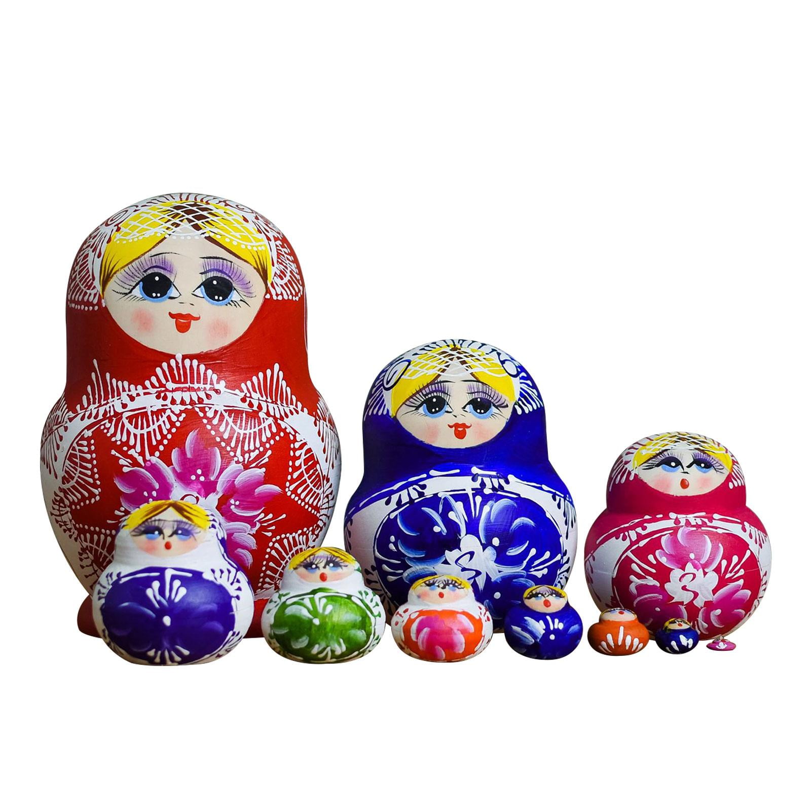 lionlar 10 Pieces Halloween Nesting Dolls Matryoshka Dolls for