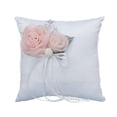 thumbnail image 1 of GadgetVLot Pink Flower Basket Ring Pillow Home Organizers Decorate Romantic Ivory White Cute Wedding Party Decoration, 1 of 12