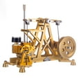 thumbnail image 3 of Steam Engine Model Kit That Works, Retro Watt Steam Pump Engine with Boiler Generator & Simulated Steam Mist for Physics Science Experiment Demonstration, 3 of 5