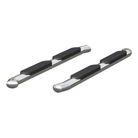 ARIES S224052-2 4-Inch Oval Polished Stainless Steel Nerf Bars, Select Chevrolet Colorado, GMC Canyon Crew Cab Fits select: 2020 CHEVROLET COLORADO LT, 2015 CHEVROLET COLORADO Z71