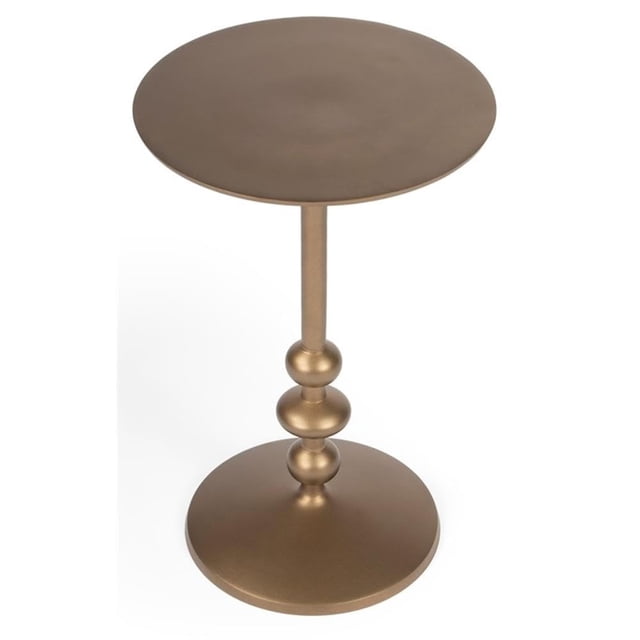Mesa auxiliar Butler Zora Bronze Iron Pedestal Gold 19.25H