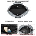 thumbnail image 3 of Blue and White Intricate Pattern Travel Tote Bags for Women Carry On,Large Weekender Bags for Women Travel,Multi Functional Duffle Bag for Work,Shopping,Sports, 3 of 5