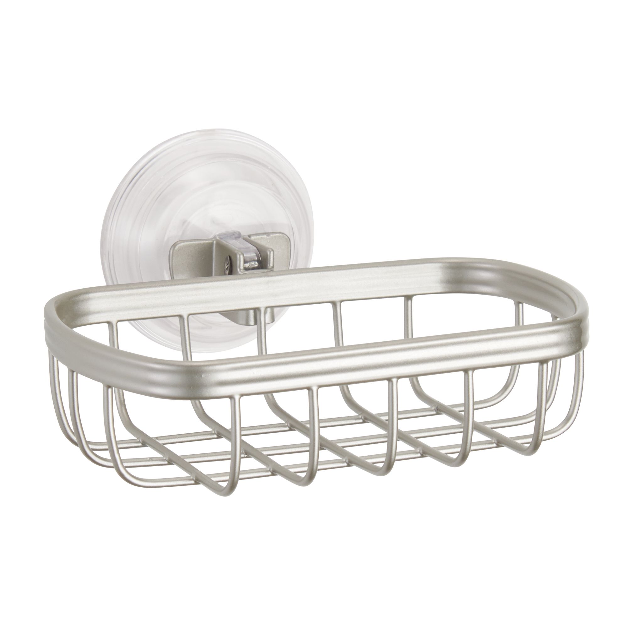 Better Homes & Gardens Silver Steel Suction Cup Soap Holder - image 3 of 4