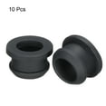 thumbnail image 3 of Uxcell 10Pcs Snap Rubber Grommet Plug Mount Dia 12.5mm ID 9.5mm Seal Anti-Scratch Electrical Box Cable Pipe Black, 3 of 6