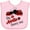 AD-Pink, variant on Inktastic My Auntie Loves Me with Cute Lady Bugs Boys or Girls Baby Bib