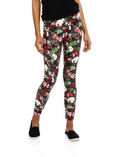 print sueded jersey leggings 