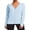 Light Blue, variant on Womens UPF 50+ Sun Protection Shirts Running Hiking Jacket Sun Protective Hoodie Tops SPF Thumb Hole Activewear