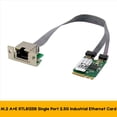thumbnail image 4 of 10X M.2 una + e KEY 2.5G Tarjeta LAN Ethernet RTL8125B Tarjeta de Red de Control Industrial Adaptador de Red PCI Express, 4 of 5