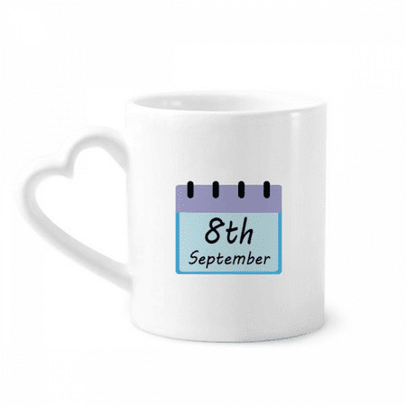 

International Literacy Day Elinate Discrination Mug Coffee Cerac Drinkware Glass Heart Cup
