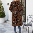 thumbnail image 5 of Pntutb Mujer Moda Estampado de leopardo Mangas largas Cárdigan de punto Tops sueltos Blusa Suéter Pntutb Pntutb-5361, 5 of 5