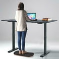 thumbnail image 2 of Standing Desk Anti-fatigue Mat, Ergonomic Wobble Balance Board Non-Slip Comfort Floor Mat, 19.7 x 13.8 x 0.8 inch, 2 of 9