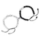 thumbnail image 1 of Juego de 2 pulseras para pareja Nikou pulseras de cuentas magnéticas color turquesa, 1 of 12
