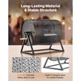 thumbnail image 3 of VEVOR Raffle Ticket Spinner, 16.1" x 11.9" Holds 5000 Tickets or 200 Ping Pong Balls, Raffle Drum Lottery Spinning Cage with Reinforced Handle, Stable Triangular Stand, for Events, Gatherings, Black, 3 of 9