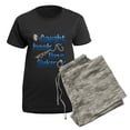 thumbnail image 5 of CafePress - Caught, Hook, Line, Sinker , Married! Pajamas - Women's Short Sleeve Print T-Shirt and Pants Dark Cotton Pajama Set, 5 of 7